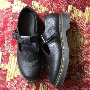 Dr Marten Embossed Polley Mary Jane shoes